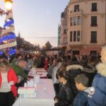 Festa i diversió en l’encesa nadalenca de Vilafranca